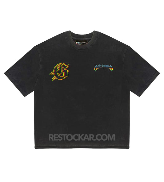 Godspeed Biker Nation Tee Washed (Black)