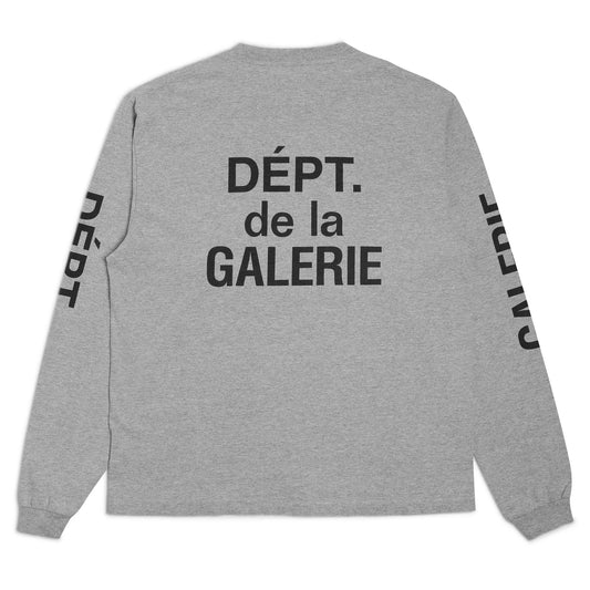 FRENCH COLLECTOR L/S TEE (GRAY)