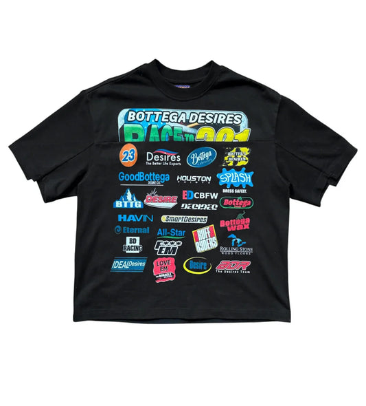 BOTTEGA RACE T-SHIRT (BLACK)