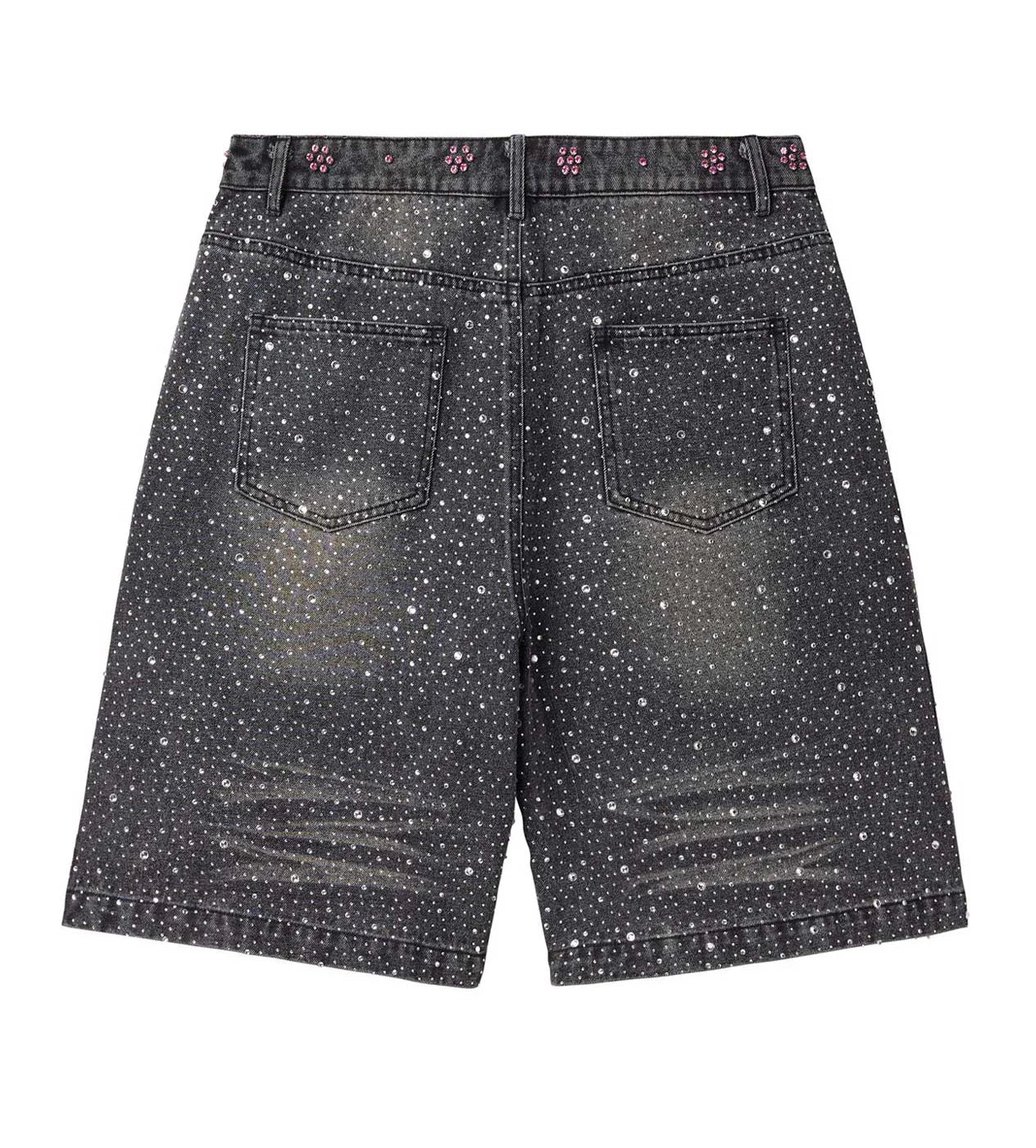 Vale Forever Iced Out Jorts (Black)